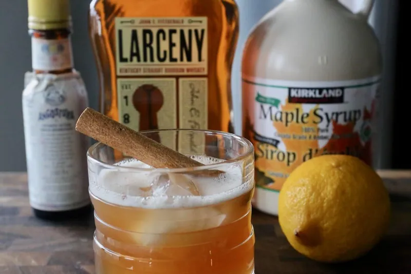 Maple Bourbon Sour Cobblestone