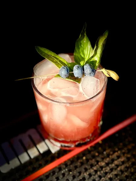 Blueberry Basil Smash Lot 10 Bar and Lounge