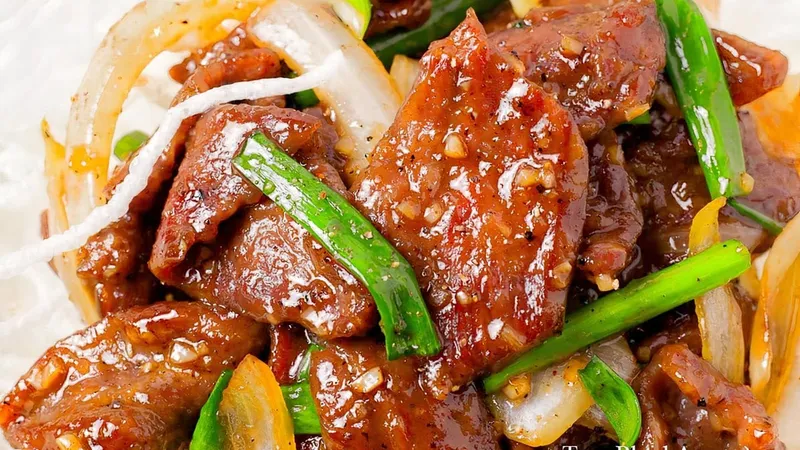 Mongolian Beef Great Wall