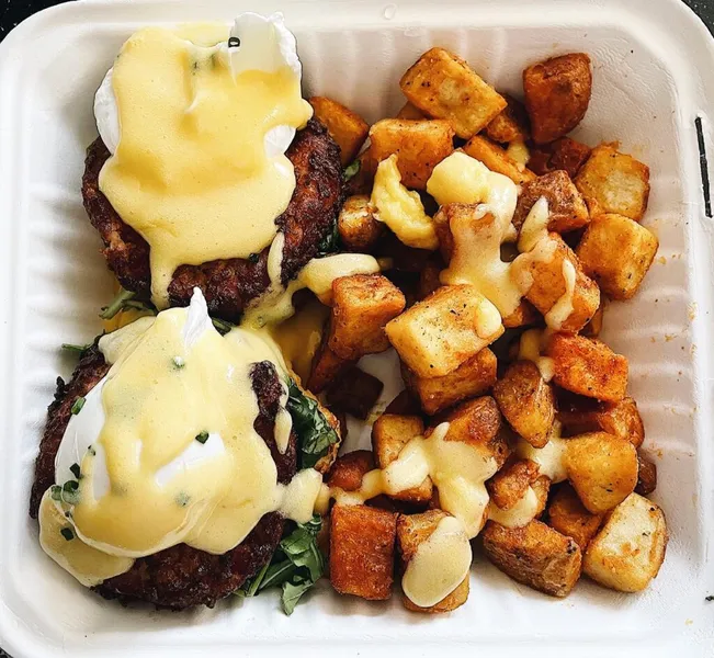 Crab Cake Benny Sunrise