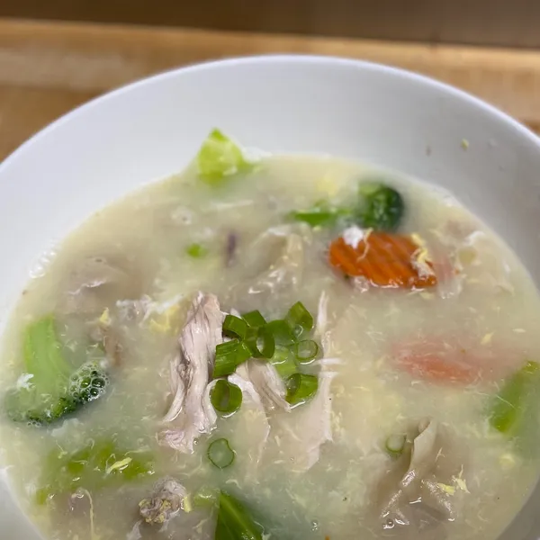 Chicken Rice Soup Sampan