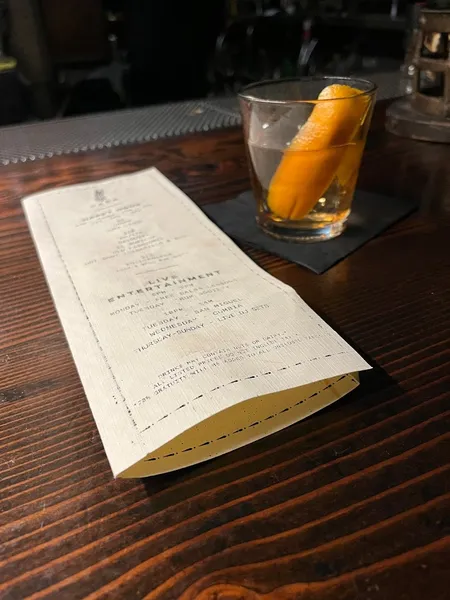 menu of Caña Rum Bar