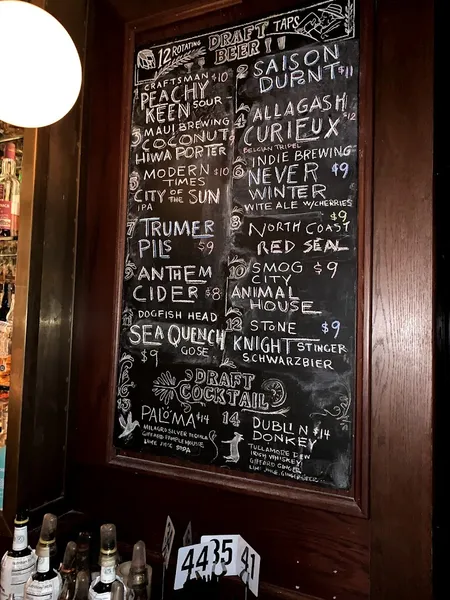 menu of The Phoenix Bar & Restaurant