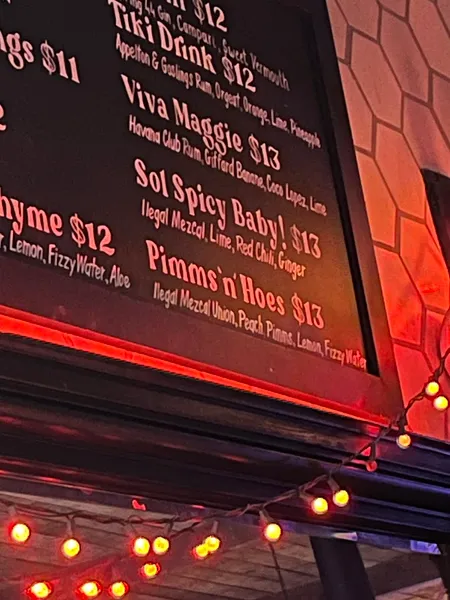 menu of Power House Bar