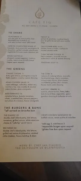 menu of Bar Figueroa