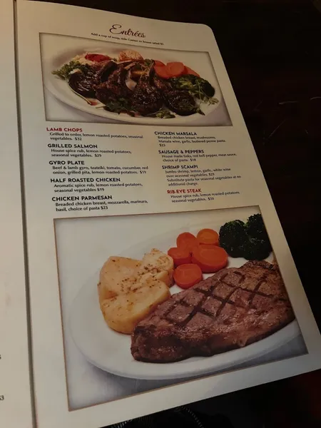 menu of Paoli's Italian Restaurant & Karaoke Bar