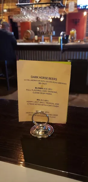 menu of Dark Horse Tavern