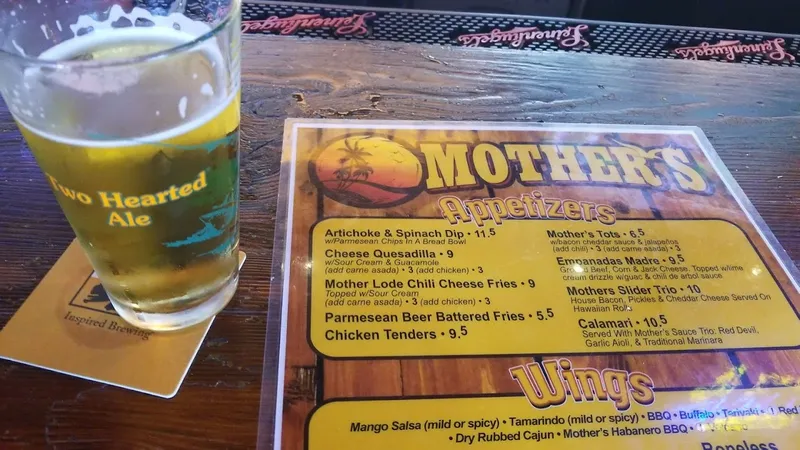 menu of Northside Tavern