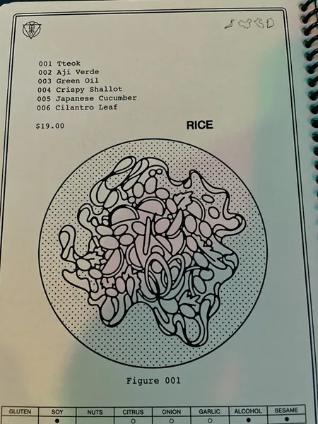 menu of Mothership