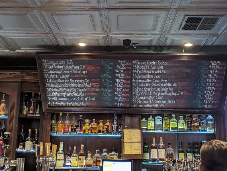 menu of O'Flaherty's Irish Pub