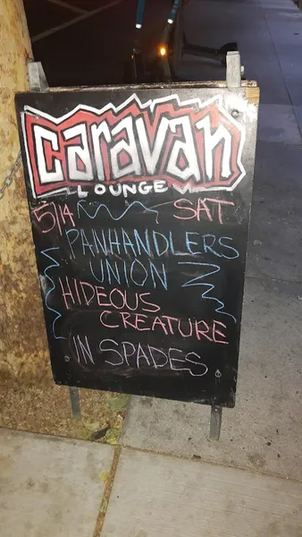 menu of The Caravan Lounge