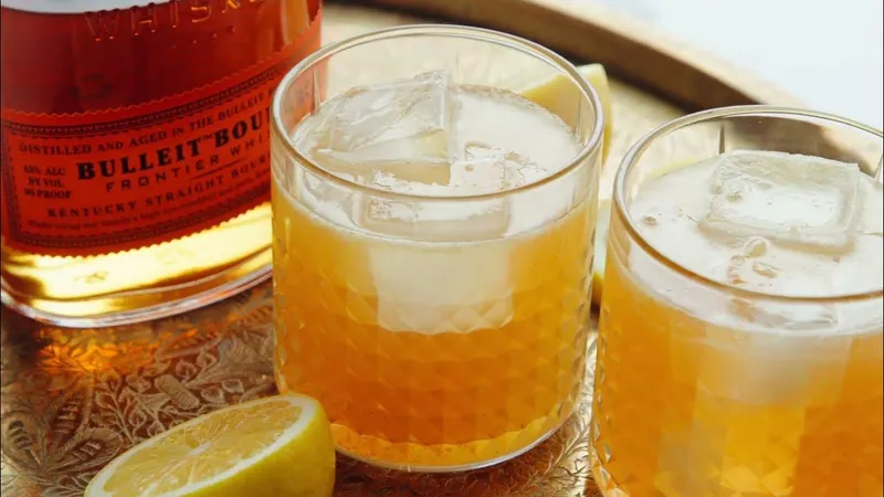 Cinnamon Maple Whiskey Sour The Bullet Bar