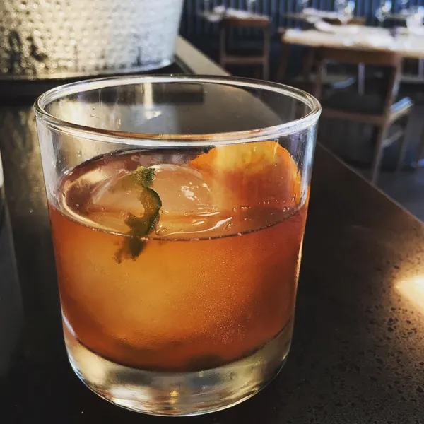 Blood Orange Old Fashioned HQ Gastropub - Woodland Hills