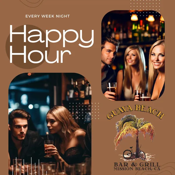 Happy Hour Specials Guava Beach Bar & Grill