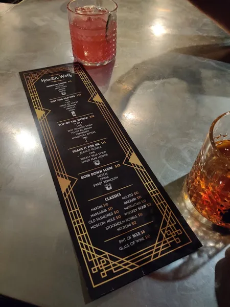 menu of Howlin Wolf