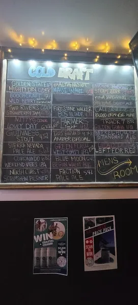 menu of Hilltop Tavern Bar