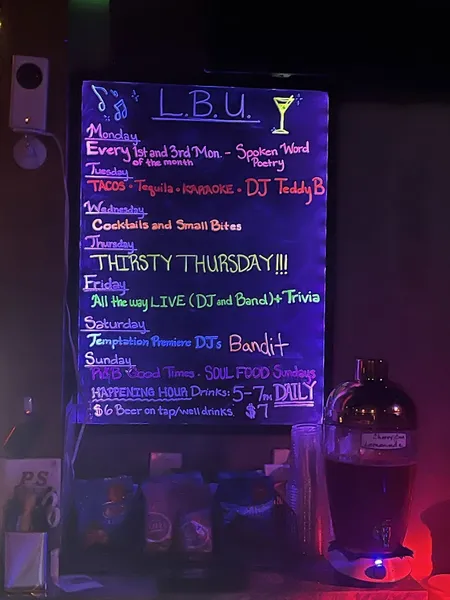 menu of Long Beach Unified Bar & Lounge