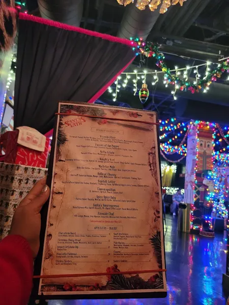 menu of Parq Nightclub