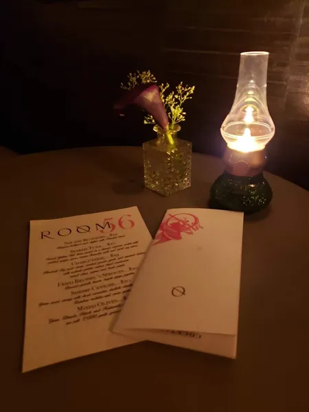 menu of Room 56