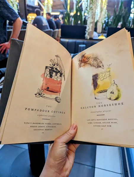 menu of Understory Bar