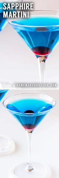 Sapphire Martini Blue Cue