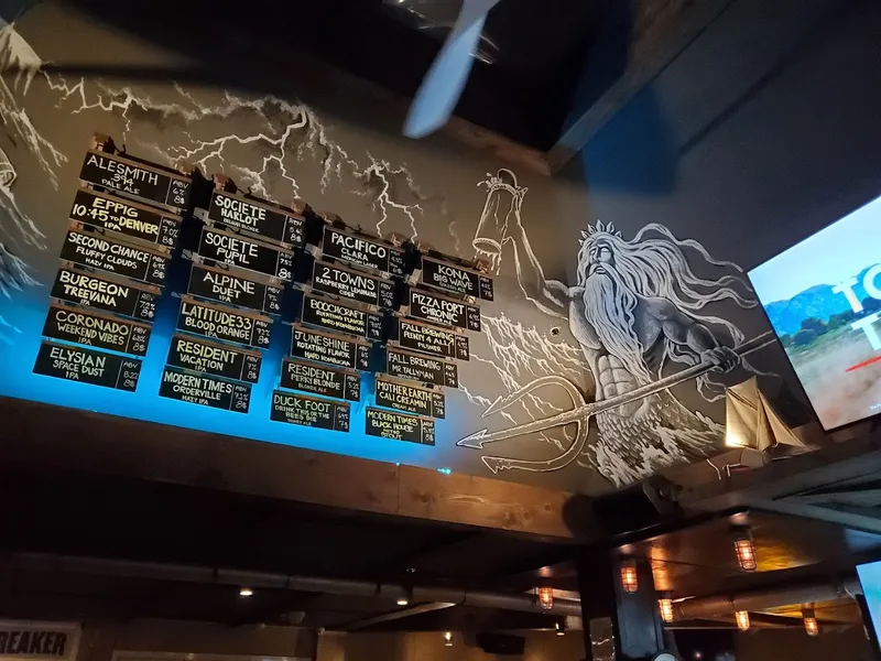 menu of Wonderland Ocean Pub