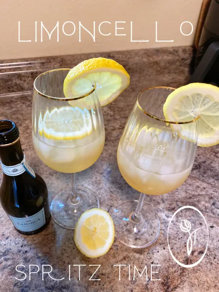 Prosecco Limoncello Midnight Sun