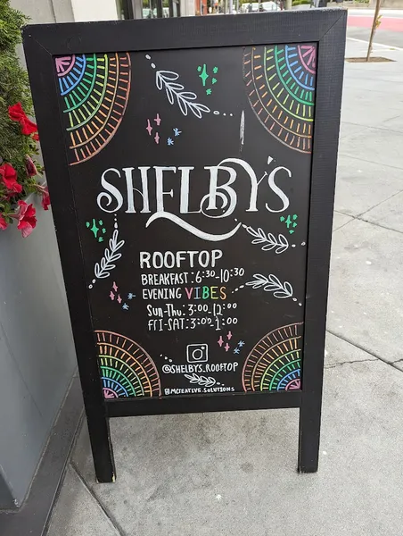 menu of Shelby’s Rooftop