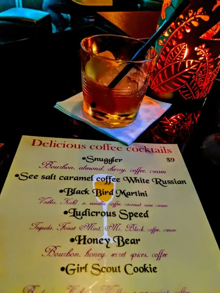 menu of The Cordova Bar