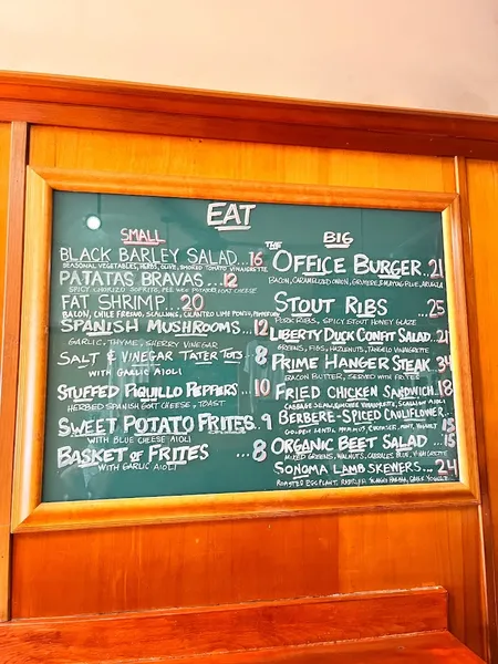 menu of Father's Office