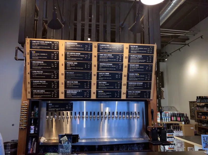 menu of Ballast Point Brewing