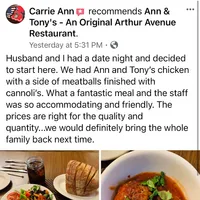 Ann & Tony’s Restaurant