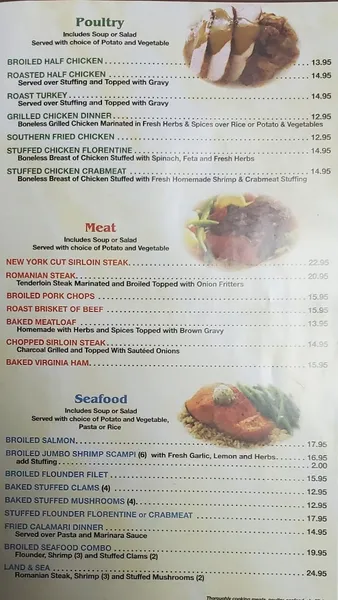 menu of Dale Diner