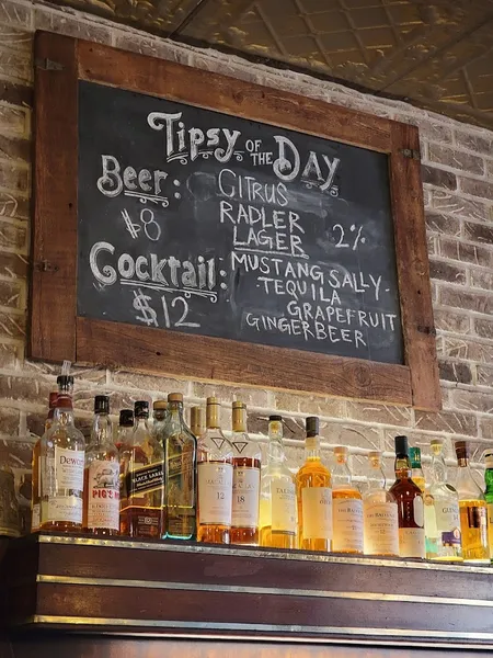 menu of The Tipsy Pig