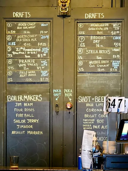 menu of The Willows