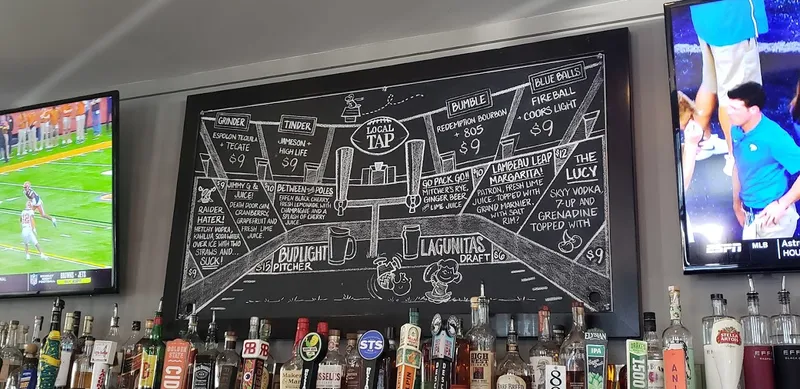 menu of Local Tap