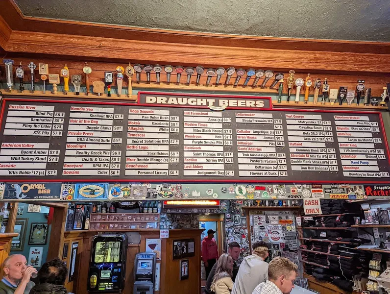 menu of Toronado