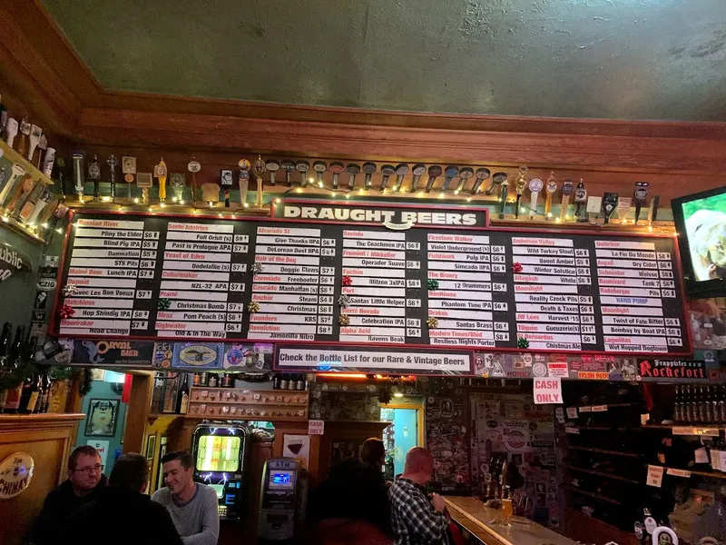 menu of Toronado