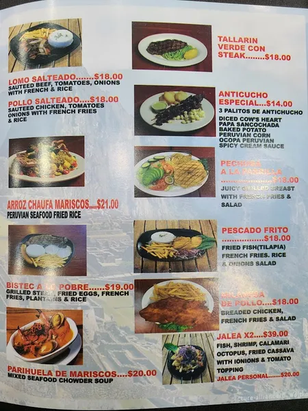 menu of Don Pollo