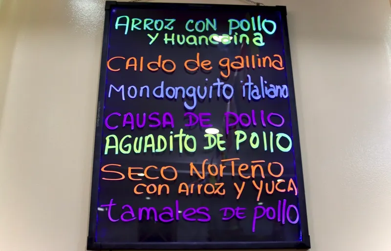 menu of Don Pollo