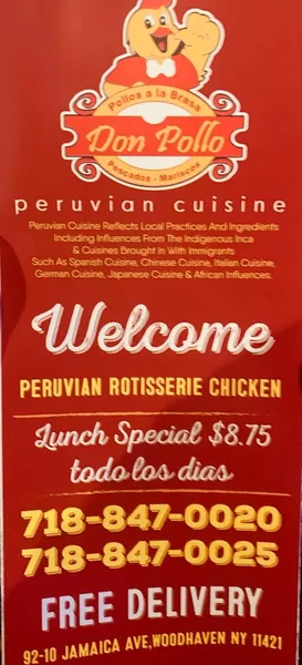 menu of Don Pollo