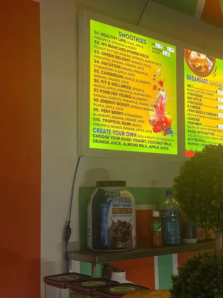 menu of Q'Rico No Manches