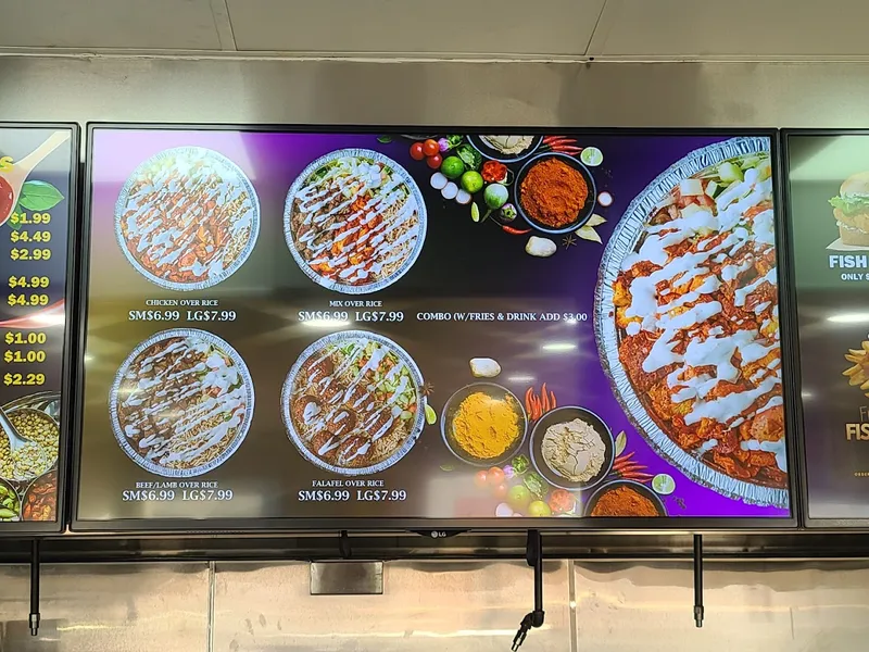 menu of Gyro Qila