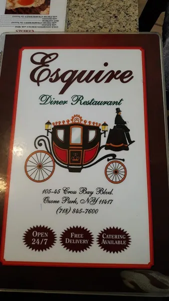 menu of Esquire Diner