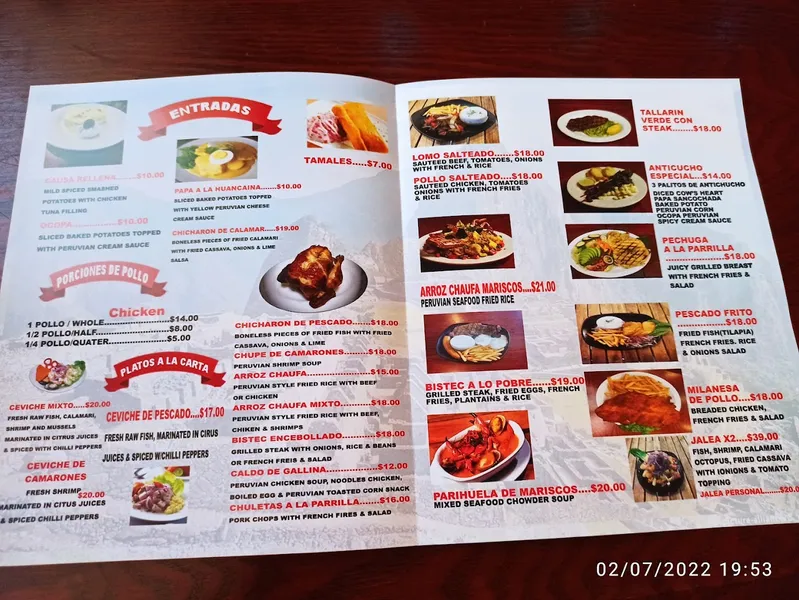 menu of Don Pollo Ozone Park