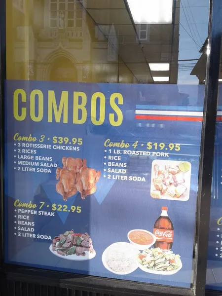 menu of Pio Pio Dominicano