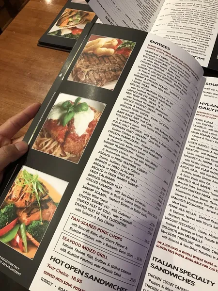 menu of Hylan Diner