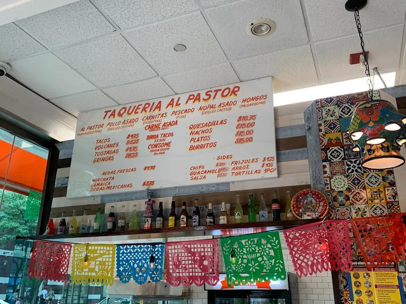 menu of Taqueria Al Pastor & Bar