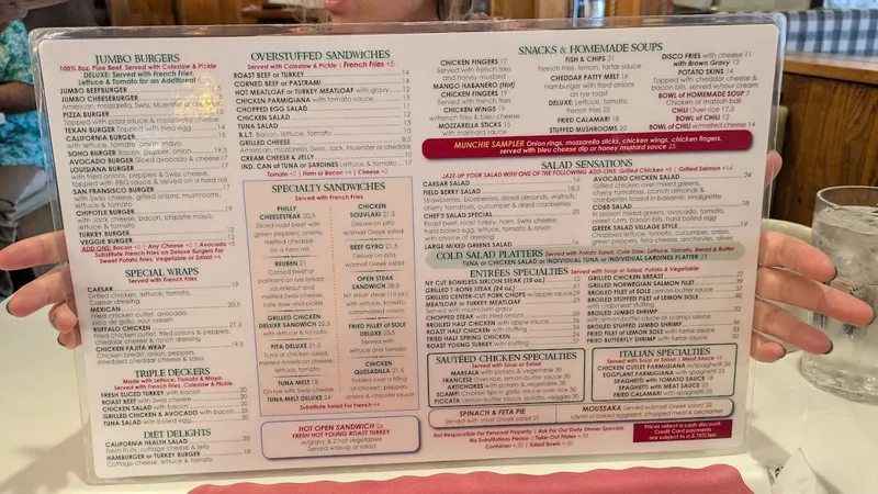 menu of Chelsea Square Restaurant