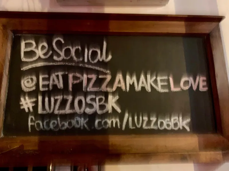 menu of Luzzo's BK